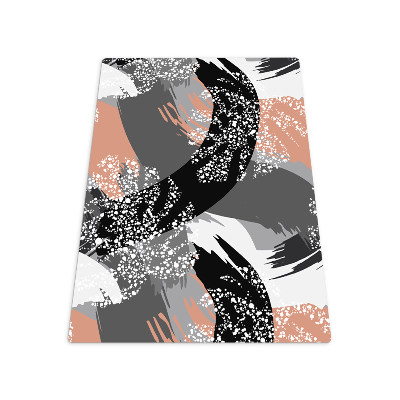 Tapis de chaise rectangulaire Abstraction de monstera