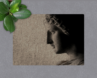 Tapis de chaise rectangulaire Nouvelle rome