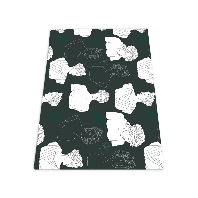 Tapis protection sol Composition de sculptures