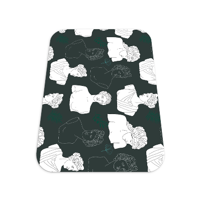 Tapis protection sol Composition de sculptures