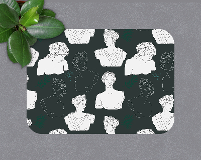 Tapis protection sol Composition de sculptures