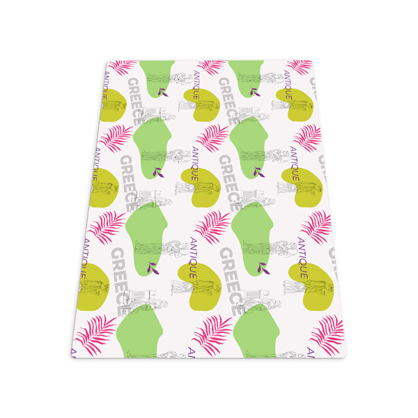 Tapis bureau rectangulaire La grèce moderne