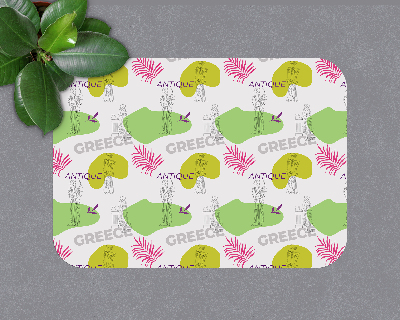 Tapis bureau rectangulaire La grèce moderne