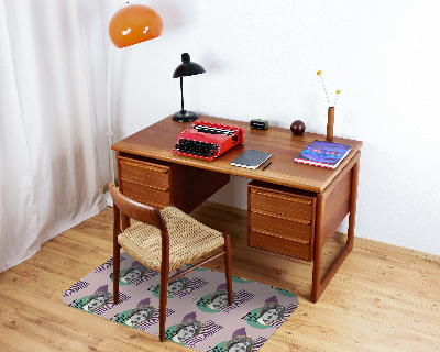 Tapis protection sol Sculpture minimaliste