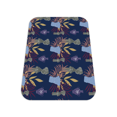 Tapis de chaise rectangulaire Statuettes grecques antiques