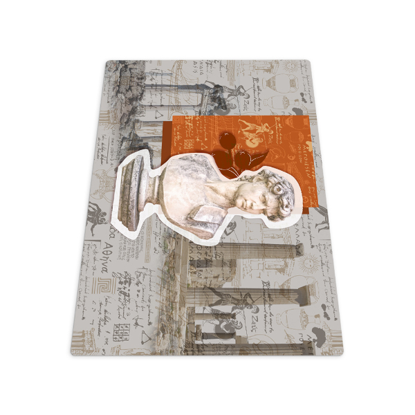 Tapis de chaise rectangulaire Art et sculpture grecs