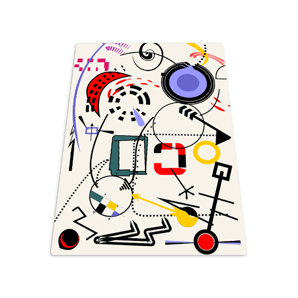 Tapis pour chaise de bureau Motif surréaliste