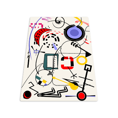 Tapis pour chaise de bureau Motif surréaliste