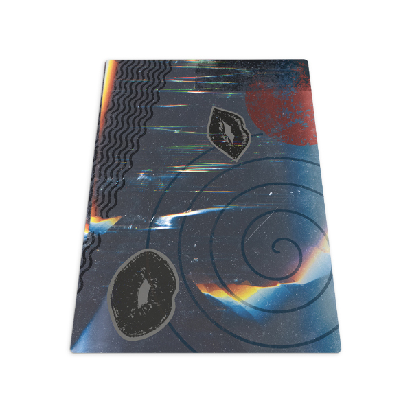 Tapis de chaise rectangulaire Motif poussiéreux