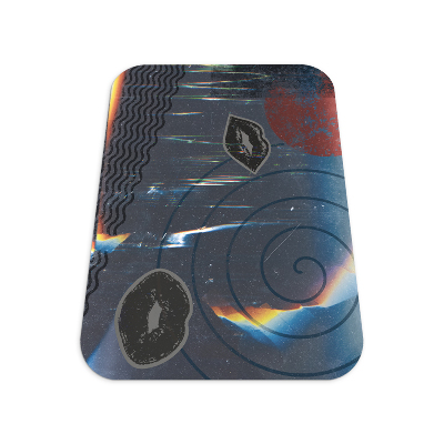 Tapis de chaise rectangulaire Motif poussiéreux