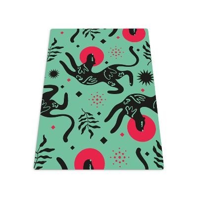 Tapis bureau rectangulaire Puma surréaliste