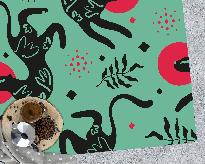 Tapis bureau rectangulaire Puma surréaliste