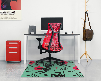 Tapis bureau rectangulaire Puma surréaliste