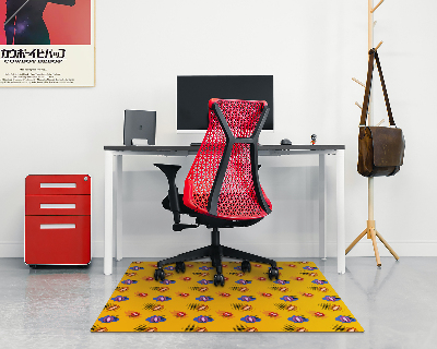 Tapis de chaise rectangulaire Art fruitier
