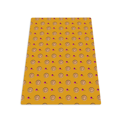 Tapis protection sol Citrons et cerises