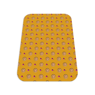 Tapis protection sol Citrons et cerises