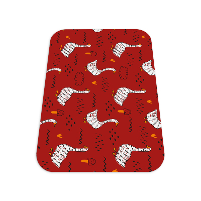 Tapis pour chaise de bureau Oies sur le rivage