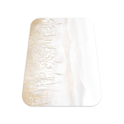 Tapis protection sol Champ dans le brouillard