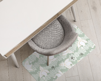 Tapis bureau rectangulaire Oiseaux géométriques