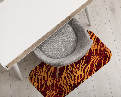 Tapis protection sol Panthère de feu