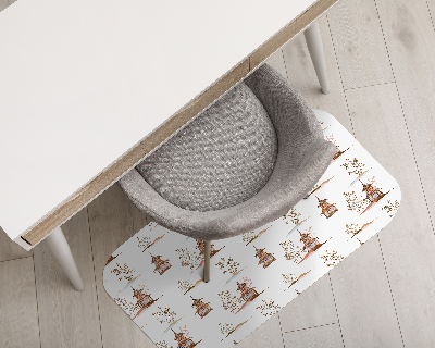 Tapis pour chaise de bureau Paysage chinois
