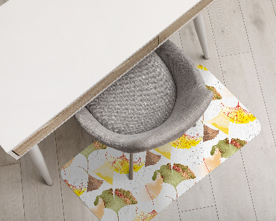 Tapis protection sol Feuilles de ginkgo