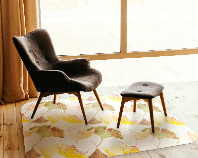 Tapis protection sol Feuilles de ginkgo