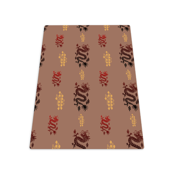 Tapis pour chaise de bureau Motif de dragon asiatique