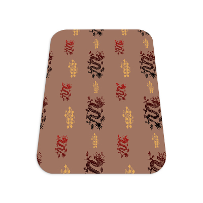 Tapis pour chaise de bureau Motif de dragon asiatique