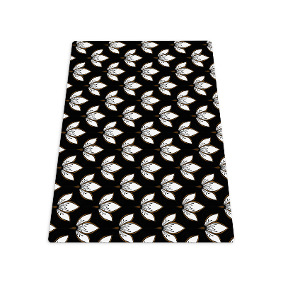 Tapis de chaise rectangulaire Lys élégants