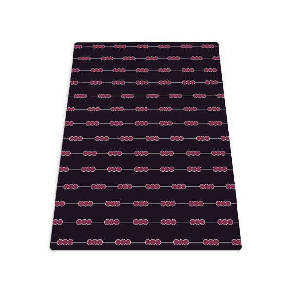 Tapis pour chaise de bureau Composition avec des cercles