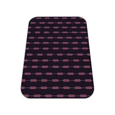 Tapis pour chaise de bureau Composition avec des cercles