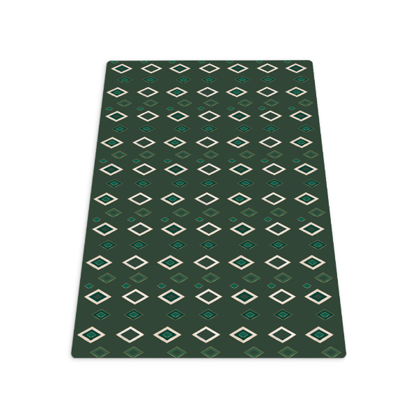 Tapis protection sol Diamants avec marbre