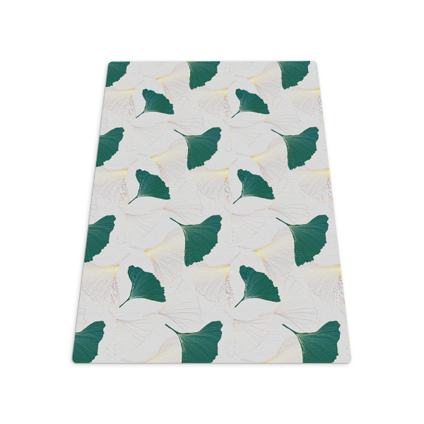 Tapis bureau rectangulaire Ginkgo artistique