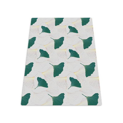 Tapis bureau rectangulaire Ginkgo artistique
