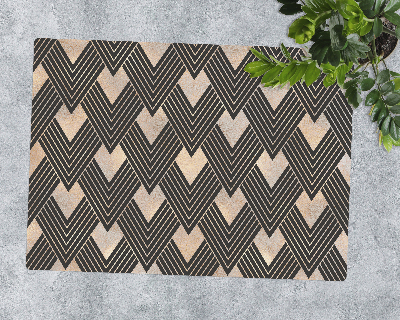 Tapis de chaise rectangulaire Motif décoratif artistique