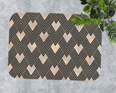 Tapis de chaise rectangulaire Motif décoratif artistique