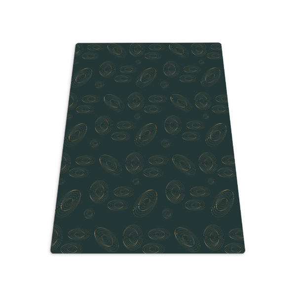 Tapis protection sol Cercles dans les profondeurs