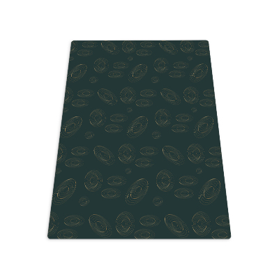 Tapis protection sol Cercles dans les profondeurs