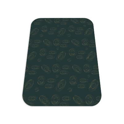 Tapis protection sol Cercles dans les profondeurs