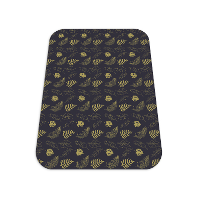 Tapis bureau rectangulaire Feuilles nature