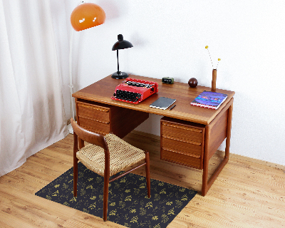 Tapis bureau rectangulaire Feuilles nature