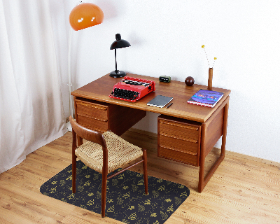Tapis bureau rectangulaire Feuilles nature