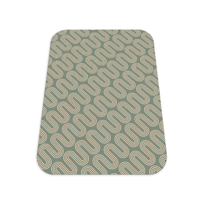 Tapis de chaise rectangulaire Modèle de fil de pâtes