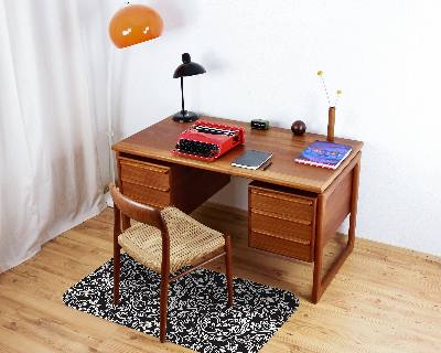 Tapis bureau rectangulaire Feuilles complexes