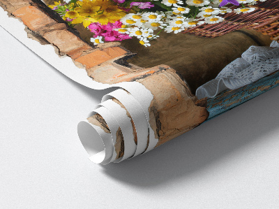 Autocollant à effet 3D trou 66x100 Charme rustique