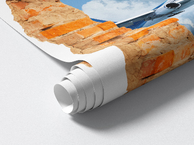 Autocollant à effet 3D trou 85x100 découverte aérienne