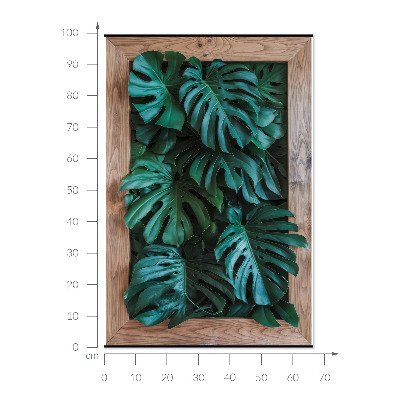 Adhésif mural 3d 67x100 Composition verte