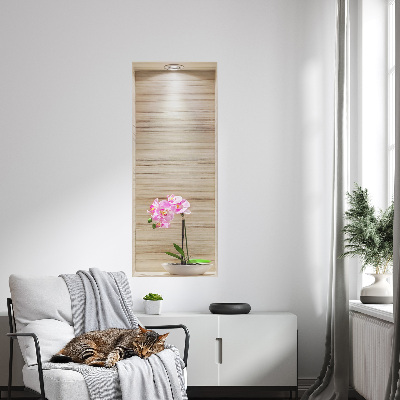 Adhésif mural 3d 40x100 Élégance orchidée