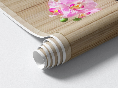 Adhésif mural 3d 40x100 Élégance orchidée